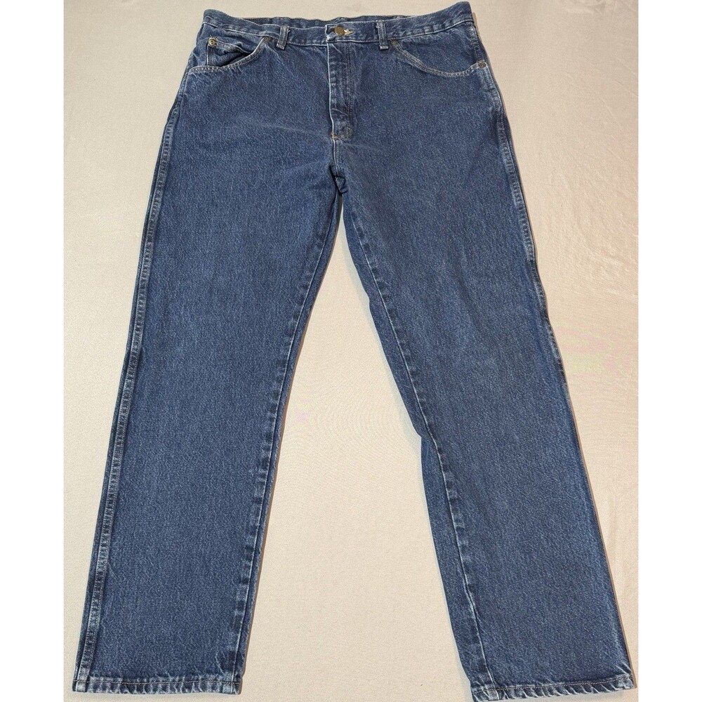 Pro Jean By Wrangler Men’s 38x32 Relaxed Bootcut Dark Blue Wash